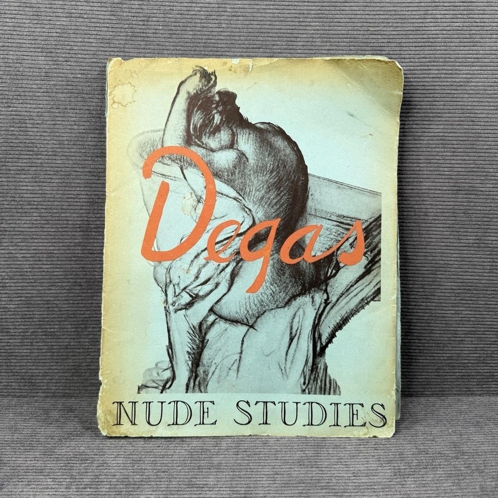 Vintage‎ Edgar Degas Nude Studies Art Portfolio Sketches Drawings Collection